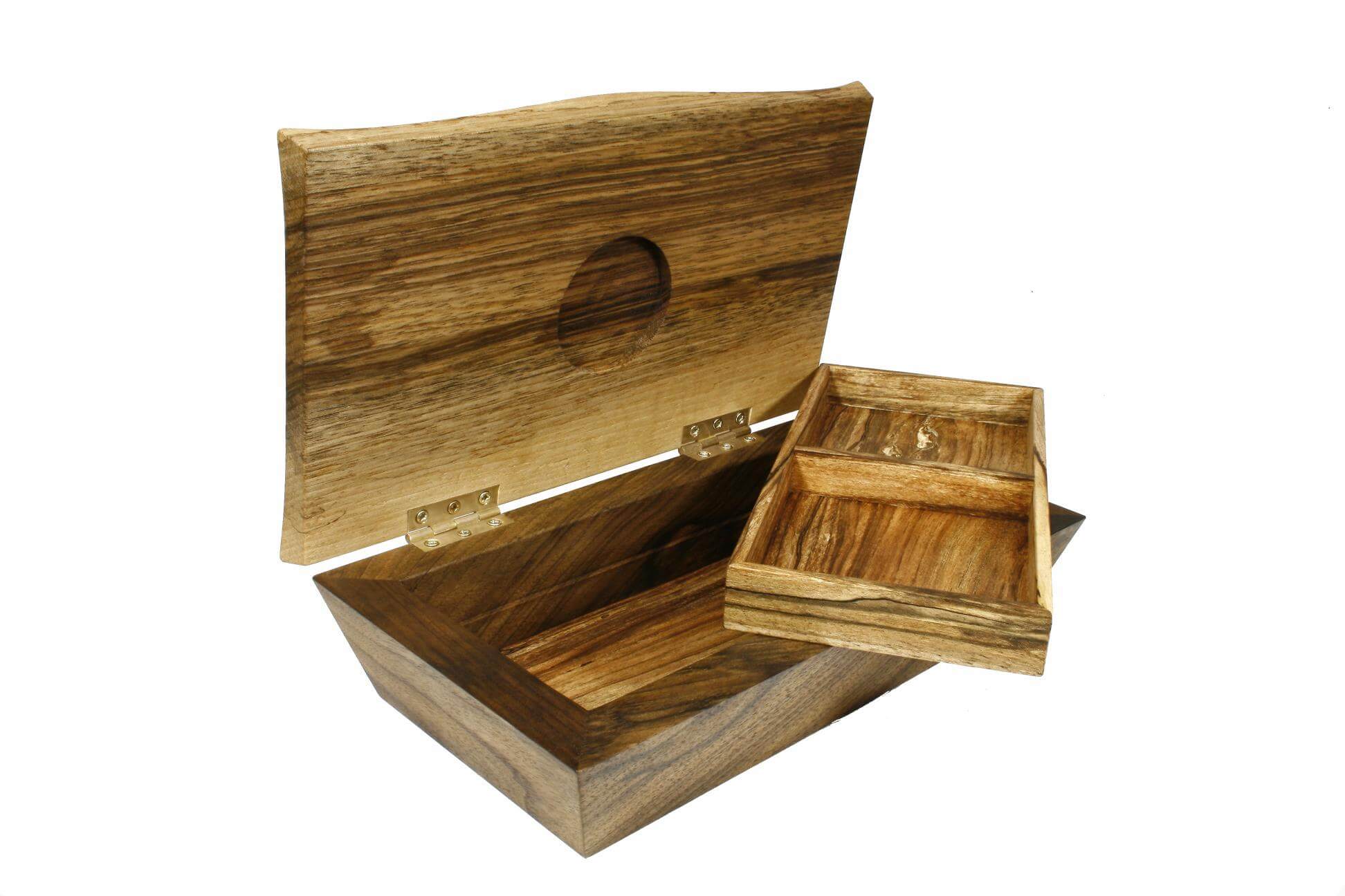Waterdrop Jewelry Box in Walnut